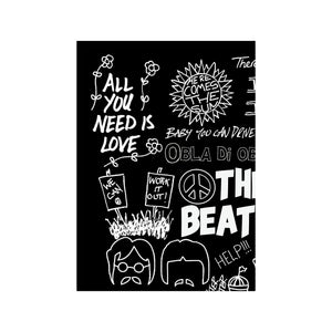 The Beatles (Black) – Wes Doodle