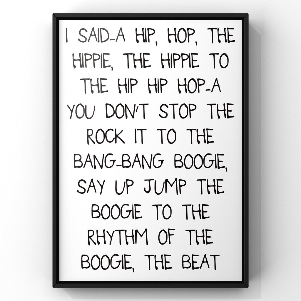 Rappers Delight by  The Sugarhill Gang