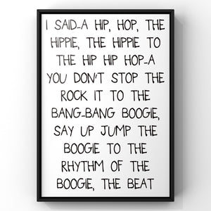 Rappers Delight by  The Sugarhill Gang