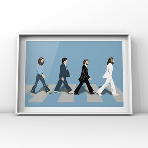 Abbey Road- The Beatles Minimalist Print